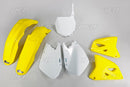 Complete Body Kit White / Yellow For Suzuki RM 125 2008-2012