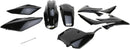 Full Body Replacement Plastic Kit Black For Honda CRF 150 F 2017