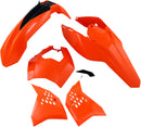 Full Body Replacement Plastic Kit Black / OEM / Orange For KTM EXC 125 2009-2010