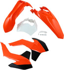 Full Body Replacement Plastic Kit Black / Orange / White For KTM EXC 125 2014-2016