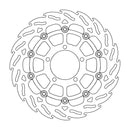 Floating Flame Front Right Brake Rotor Black For Triumph Bonneville 1200 Speedmaster ABS 2021-2023