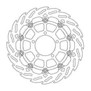 Floating Flame Front Left Brake Rotor Black For Triumph Thruxton 1200 RS ABS 2022