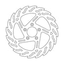 Flame Series Fixed Front Left Brake Rotor Silver For Harley Davidson FLHR 1450 2000-2003