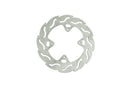 Flame Series Fixed Front Brake Rotor Silver For Honda CR 80 RB 1996-2002