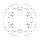 Nitro Mud Series Rear Brake Disc Silver