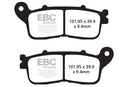 FA-HH Series Sindered Metal Brake Pads For Honda VFR 1200 FD 2012-2014