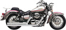 Speedster Long Exhaust System Chrome For Kawasaki VN 1500 1996-1997