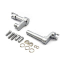 Footpeg Conversion Bracket Kit +2" Chrome