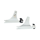 Detachable Sissy Bar Side Plates Chrome For 00-17 Softail Excl. FLSTC, FLSTS, FLS, FLSS, FXS