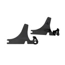 Detachable Sissy Bar Side Plates Gloss Black For 00-17 Softail Excl. FLSTC, FLSTS, FLS, FLSS, FXS