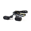 Fastline Below Bar LED Turn Signal Set Black / Smoke Lens For 14-21 XL
