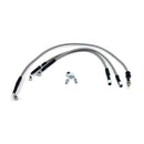 Stainless Clear Coated Front Brake Line For 15-17 FLS Slim