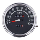 FL Speedometer 74-84 Face Black 1:1 Kmh