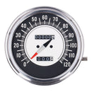 FL Speedometer 68-72 Face Black / Silver 2:1 Mph