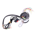 Stoker Electronic Speedometer 48mm Chrome Black Face