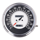 FL Speedometer 68-72 Face Black / Silver 1:1 Mph