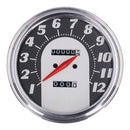 FL Speedometer 62-67 Face Black / Silver 2.24:1 Mph