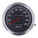 FL Speedometer 85-Up Face Black 2:1 Kmh