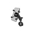 X-Grip Phone Mount Torque Rail Base Small Phone - 3" Ball To Ball Arm