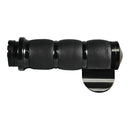 Velvet Air Cushioned Grips Black Anodized For 08-21 H-D With E-Throttle With Throttle Boss