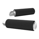 Knurled Fusion Foot Pegs Chrome End Caps