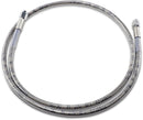 Universal Brake Line Clear-Coated Stainless Steel Silver - 43 Inch