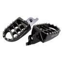 MX Forged Wide Platform Footpegs For Honda Black