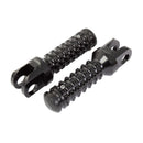 Aluminium Footpegs Pair With Slider For Suzuki Front Black SU12F