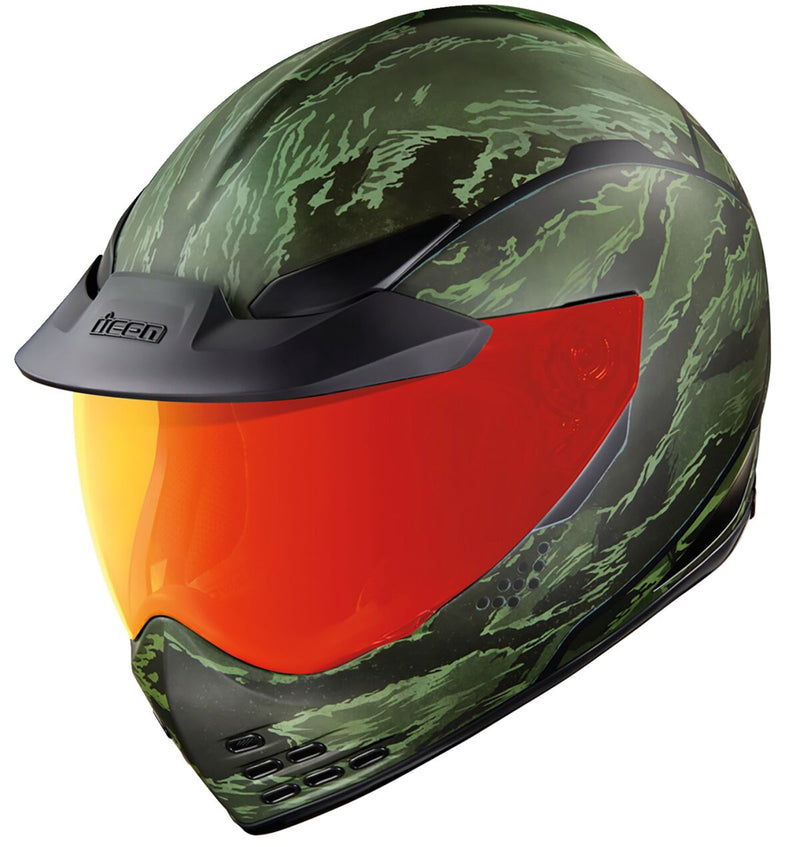 Domain Tiger's Blood Full Face Helmet Green