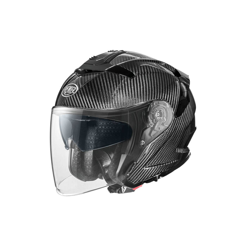 JT5 Carbon Open Face Helmet Gloss Black