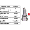 NGK IMR8E-9HES 95397 Plugs - Box Of 4 - FREE UK Delivery, FREE 365 Day Returns | Moto Superstore