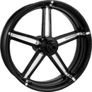 One-Piece Aluminum Wheel Anodized / Black / Machined For Harley Davidson FLHR 1584 ABS 2008-2011 - 21"