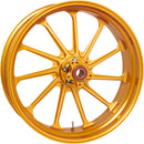 Assault Wheel Gloss / Gold / Machined For Harley Davidson FLHR 1584 ABS 2008-2011 - 21 X 3.5