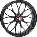 Revolution Wheel Black / Gloss / Machined For Harley Davidson FLHR 1584 2008-2011 - 21 X 3.5