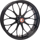 Revolution Wheel Black / Gloss / Machined For Harley Davidson FLHR 1584 2008-2011 - 21 X 3.5