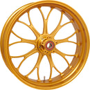 Revolution Wheel Gloss / Gold / Machined For Harley Davidson FLHR 1584 2008-2011 - 21 Inch