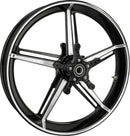 Factory 24 Front Wheel Kit Black / Machined For Harley Davidson FLHX 1923 ABS 2024-2025 - 19 X 3.25