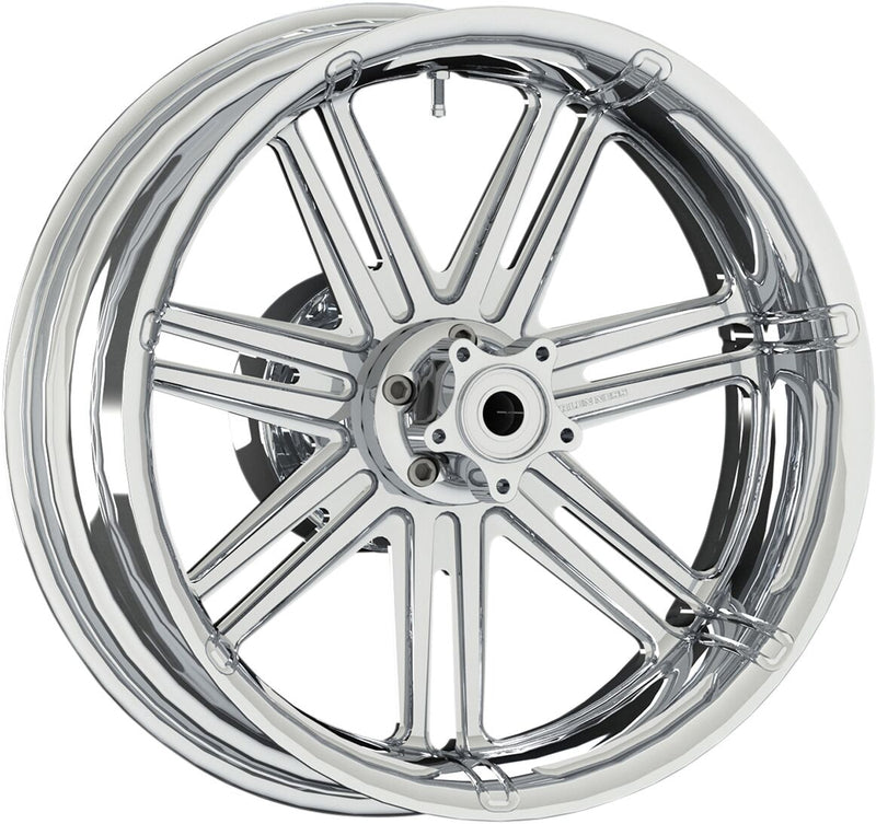 7-Valve Forged Aluminum Wheel Chrome / Silver For Harley Davidson FLHR 1584 ABS - 18 X 5.5