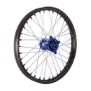 Elite MX-EN Wheel Silver Spokes Black / Blue Hub / Silver For Fantic XEF 250 2021-2025 - 21 Inch
