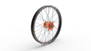 Sport MX-EN Wheel Black / Orange Hub / Silver For Husqvarna FC 250 2014 - 21 Inch X 1.60 Inch