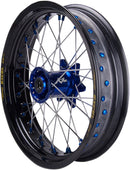 Elite SM Wheels Black / Blue For Gas Gas EC 250 2021-2023 - 5.00 Inch