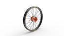 Elite MX-EN Wheel Black Spokes Black / Orange Hub For Gas Gas MC 85 17/14 2022-2024 - 17 Inch