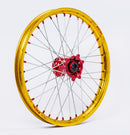 Elite MX-EN Wheel Silver Spokes Gold / Red Hub / Silver For Honda CR 125 R 2000-2007 - 21 Inch