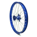 Elite MX-EN Wheel Silver Spokes Blue / Blue Hub / Silver For Yamaha YZ 125 2002-2026 - 21 Inch