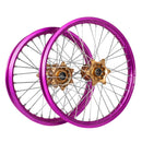 Racing Team Replica Elite Wheels Light Bronze / Purple For Fantic XXF 250 2021-2024 - 1.60