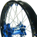 Elite MX-EN Wheel Black Spokes Black / Blue Hub For Yamaha YZ 65 2018-2026 - 12 Inch X 1.60 Inch