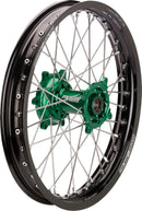 SX-1 Complete Wheel Anodized / Black / Green For Kawasaki KX 125 M 2003-2008 - 18 X 2.15
