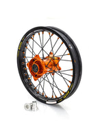 Elite MX-EN Wheel Black Spokes Black / Orange Hub For Husqvarna TC 85 19/16 2021-2024 - 16