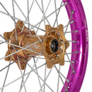 Racing Team Replica Elite Wheels Light Bronze / Purple For Fantic XXF 250 2021-2024 - 2.15