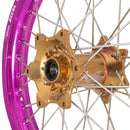 Racing Team Replica Elite Wheels Light Bronze / Purple For Fantic XXF 250 2021-2024 - 2.15